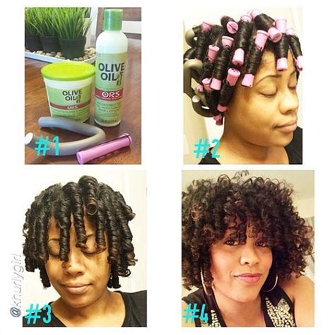 by khurlygirl “rod flexi rod set pictorial 1 i washed my hair and used or… beautiful