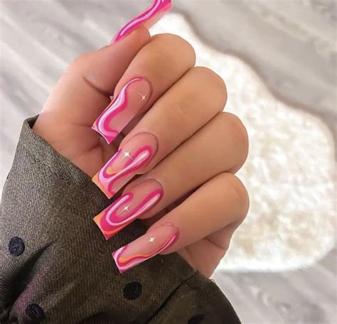 30 Gorgeous Swirl Nails You To See Now 2022 Swirl Nail Designs