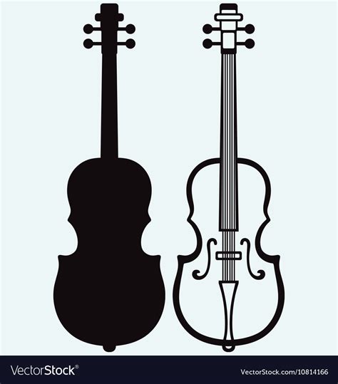 Violin Royalty Free Vector Image Vectorstock