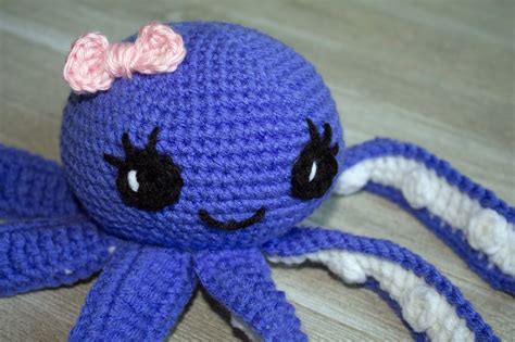 crochet octopus pattern amigurumi octopus ba toy free pattern thefriendlyredfox