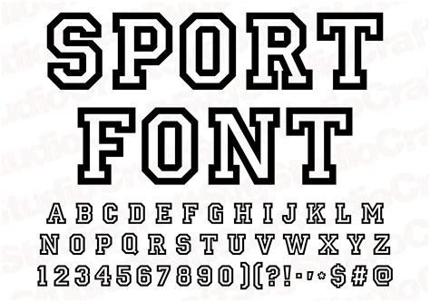 Sport Font Svg Instant Download Sport Alphabet Svg Sport Etsy