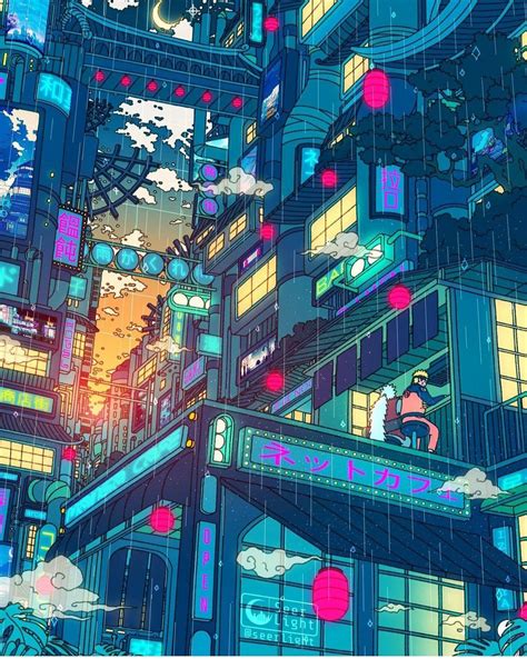 Seerlight On Twitter In 2021 Anime Scenery Vaporwave Wallpaper Free