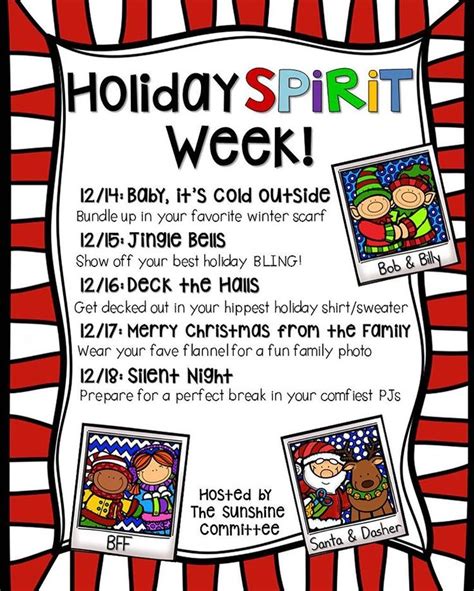 Christmas day is observed around the world. Do you do a Holiday Spirit Week? We organized this last ...