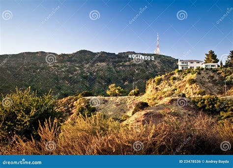View Of Hollywood Sign In Los Angeles Editorial Photo Image Of Iconic