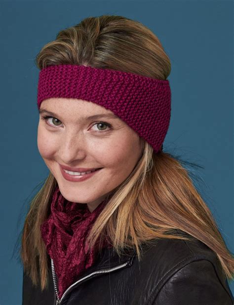 A S D F Learning Free Knit Ear Warmer Pattern