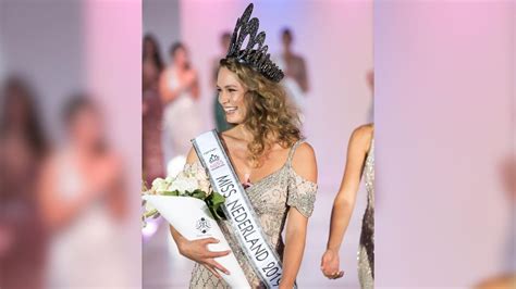 sharon pieksma crowned miss netherlands 2019 youtube