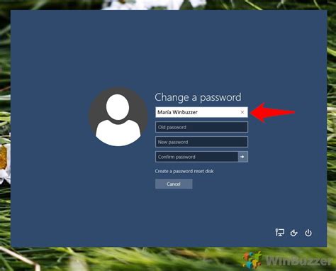 Password Of User Account Change In Windows 10 Windows Images