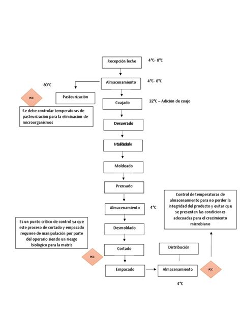 Diagrama De Flujo Queso Fresco Pdf Microbiología Patologia Clinica