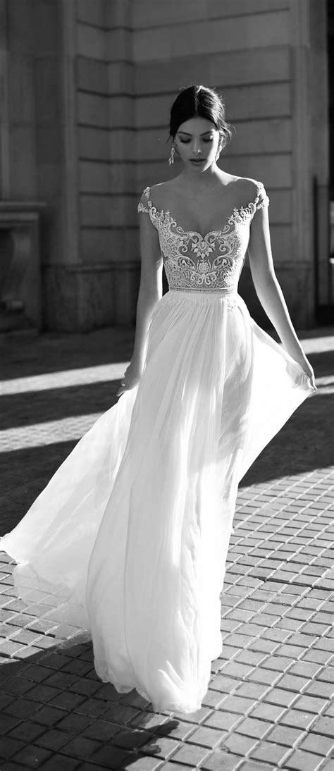 Gali Karten Wedding Dresses 2017 Barcelona Bridal Collection Sheer Wedding Dress Wedding