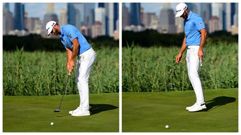 This Is Why Dustin Johnson Holds His Arm Before He Putts