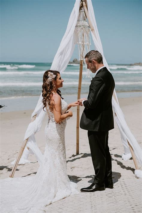 Beach Ceremony Styling By The Wedding Shed Shot By Van Middleton