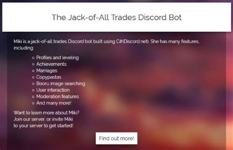 Search and find your favorite discord bots on our bot list today, view bots with the most votes and invite them to your server today! How To Add Bots To Your Discord Server