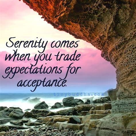 Serenity Comes When You Trade Expectations For Acceptance Positive