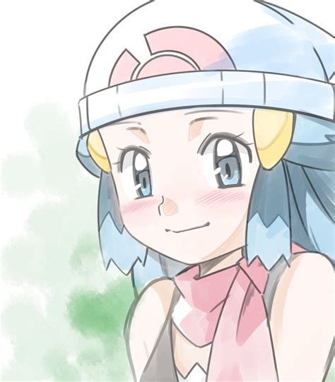 The Big Imageboard Tbib Girl Blue Eyes Blue Hair Female Hainchu Hikari Pokemon Long Hair