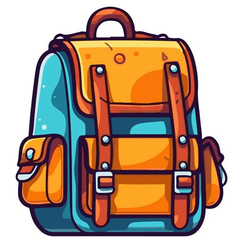 Icon Cute Student Backpack 24781381 Png