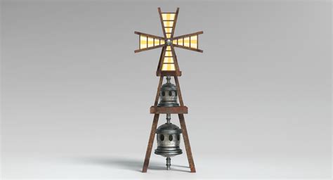 Steampunk Windmill 3D Model TurboSquid 1235057