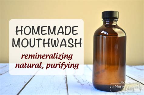 homemade all natural purifying mouthwash homemade mouthwash