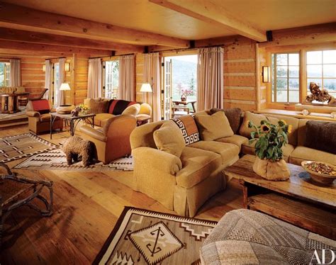 How To Elegantly Style A Log Home Cabin Interior Design Log Cabin