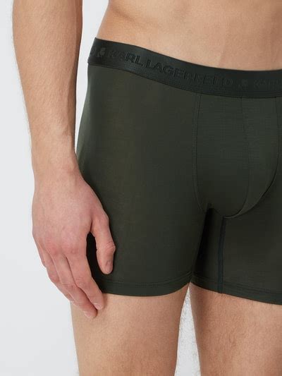 Karl Lagerfeld Trunks Mit Stretch Anteil Im 3er Pack Khaki Online Kaufen