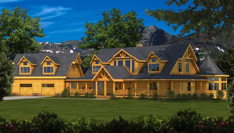 Grand View Plans And Information Southland Log Homes