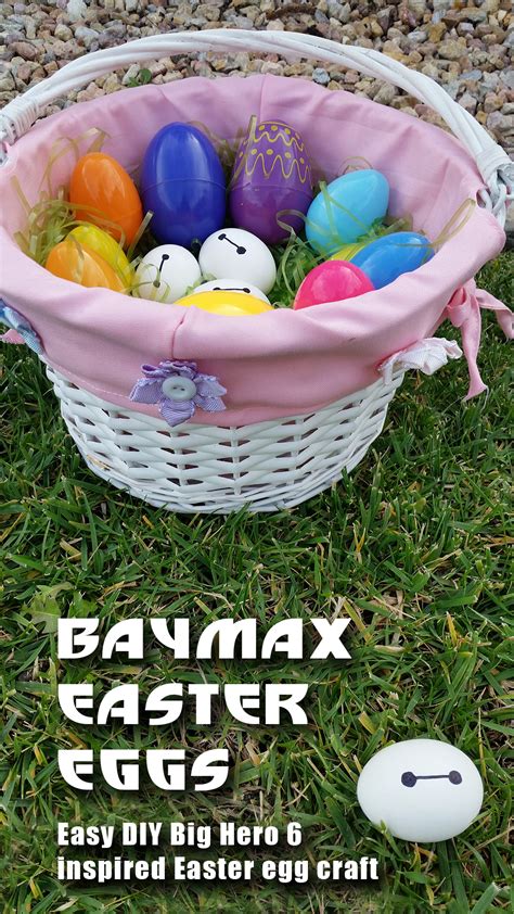 Baymax Easter Eggs Easy Easter Craft