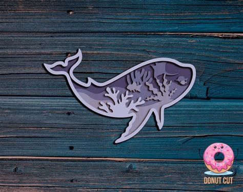 Whale Laser Cut Files Svg Vector Cutting Plan Cnc Files For Etsy