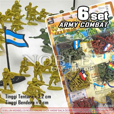 promo tentara mainan anak combat army minatur figure militer perang tembak playset toys jadul