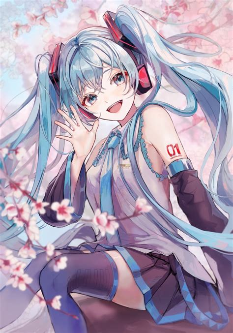 Pipi Hatsune Miku Vocaloid Absurdres Commentary Request Highres