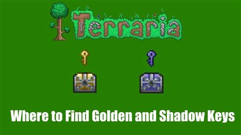 Where To Find Golden And Shadow Keys Terraria Quick Tutorial YouTube