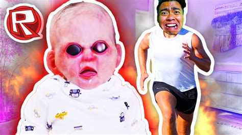Escaping The Evil Baby Roblox Youtube