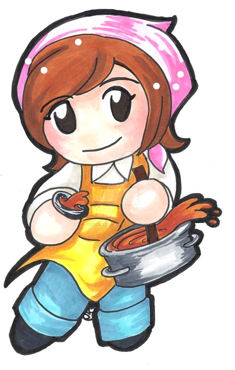 Cooking Mama Chibi By Paranormal Dog On Deviantart