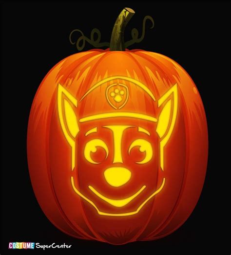 FREE Paw Patrol Pumpkin Stencils | Costume Supercenter Blog | Pumpkin