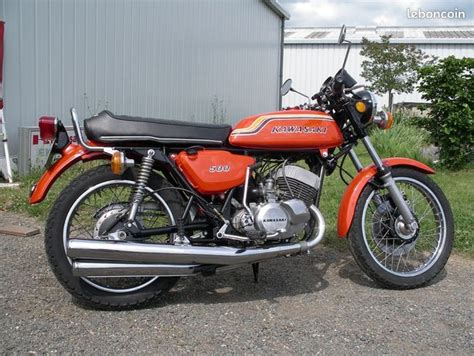 This bike has been built from the ground up in a detailed nut and bolt restoration and presents immaculately. Kawasaki 500 H1 Mach d'occasion | Plus que 4 à -60%
