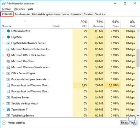 Abrir Administrador De Tareas Windows 10 Solvetic