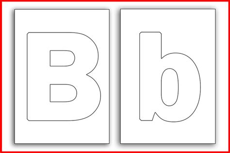 Printable Letter B Outline Print Bubble Letter B Free Printable