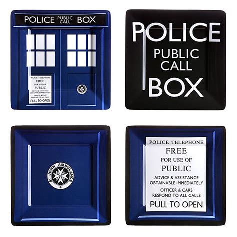 Doctor Who Melamine Square Plate Set Square Plate Set Bbc Doctor Who