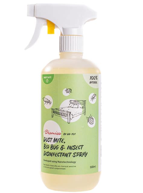 Dismiss Dust Mite Disinfectant Spray By Dd 101