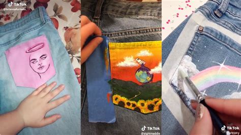 People On Tiktok Painting Jeans For 7 Minutes Straight Youtube