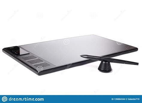Wireless Graphic Tablets With Pen Stock Photo Image Of Tablet
