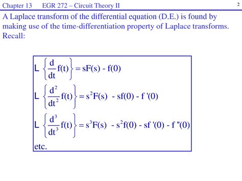 Solution Solving Differential Equations Using Laplace Transforms
