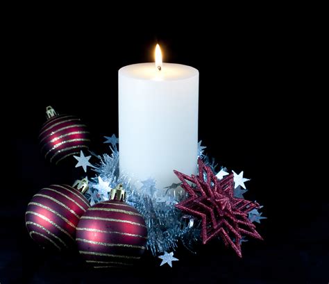 Free Stock Photo 3597 Festive Decorated Candle Freeimageslive