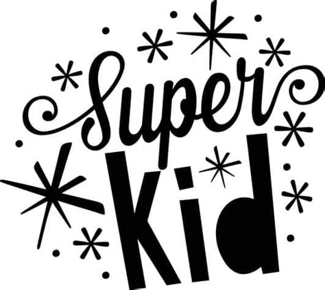 Super Kid Word Art Word Art World