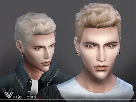 Sims 4 Ccs The Best Hair For Male By Wingssims Sims Hair Sims 4