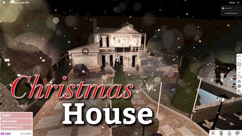 Aesthetic Christmas Brick Bloxburg House Bloxburg Speedbuild Youtube