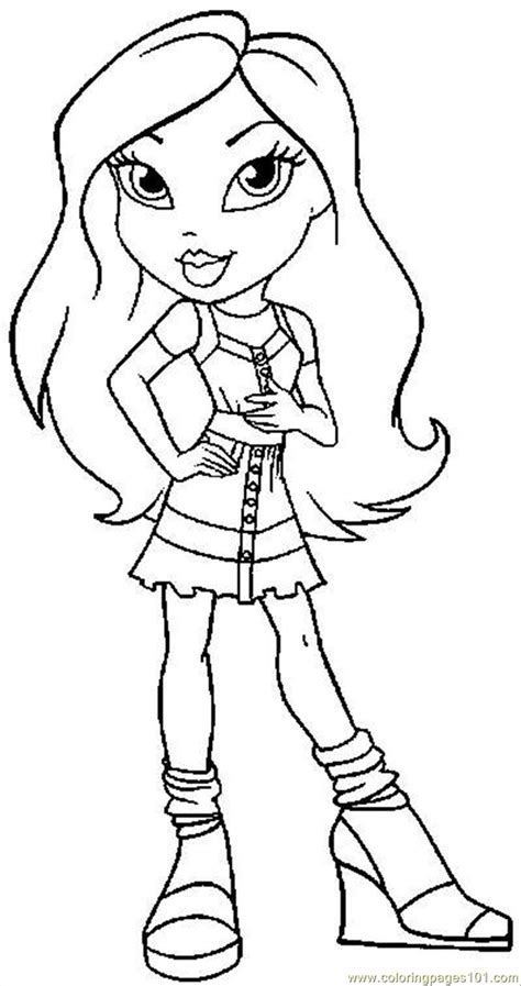 Printable Bratz Coloring Pages Printable Word Searches