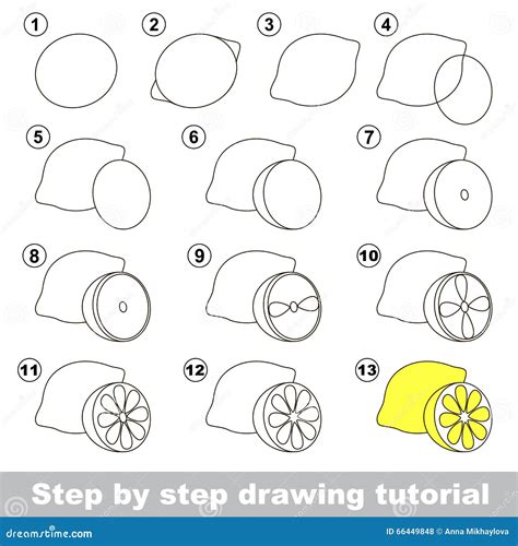 Top 90 Images How To Draw A Lemon Step By Step Sharp