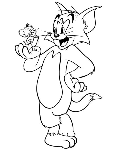 The Tom And Jerry Coloring Pages To Print And Color