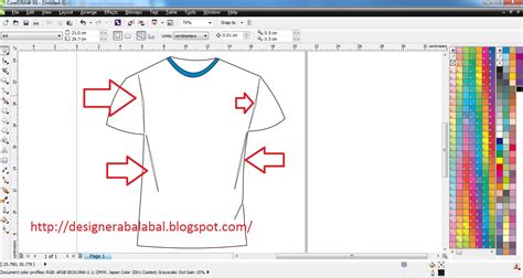 Kaos Corel Draw Cara Membuat Desain Kaos Dengan Coreldraw Studio My