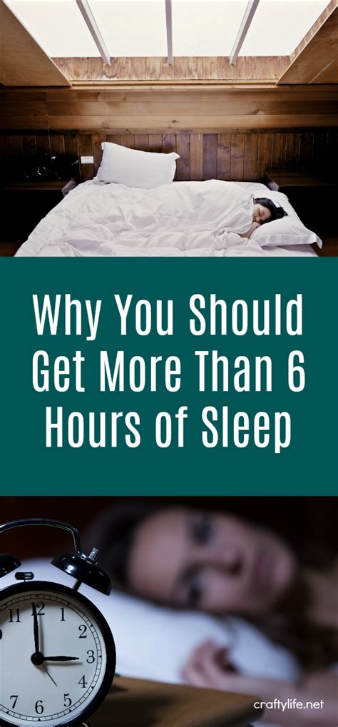 Why You Should Get More Than 6 Hours Of Sleep Did You Know That Sleep