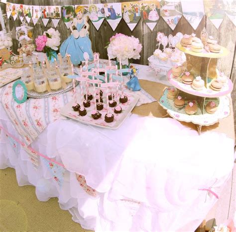 Shabby Chic Vintage Cinderella Party Birthday Party Ideas Photo 4 Of